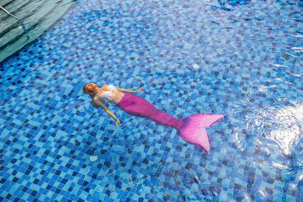 Mermaid bathing shop